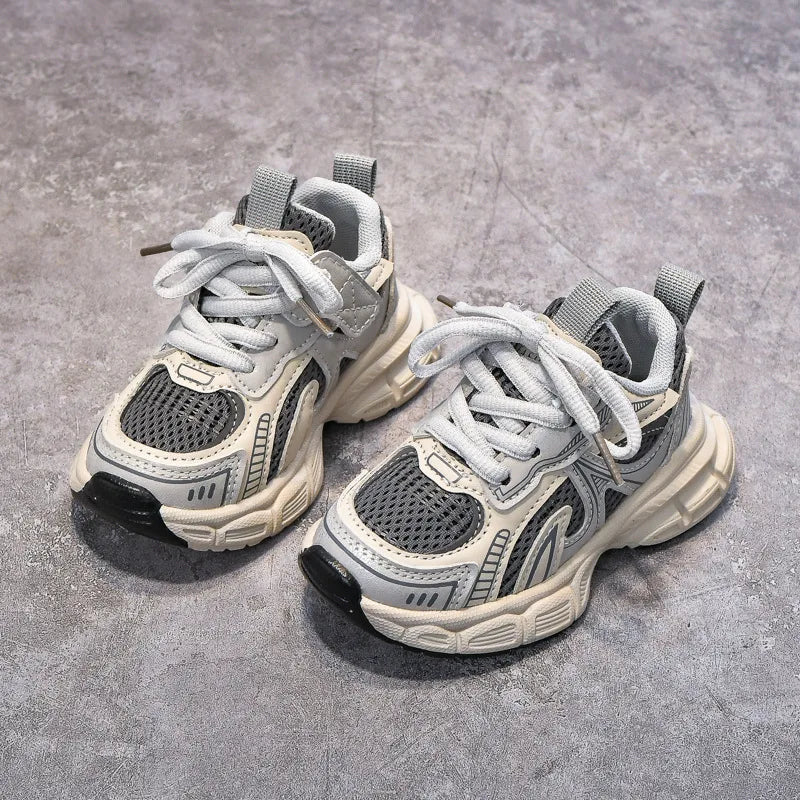 Little Trendsetters Running Cloud Walk Velcro Trainers