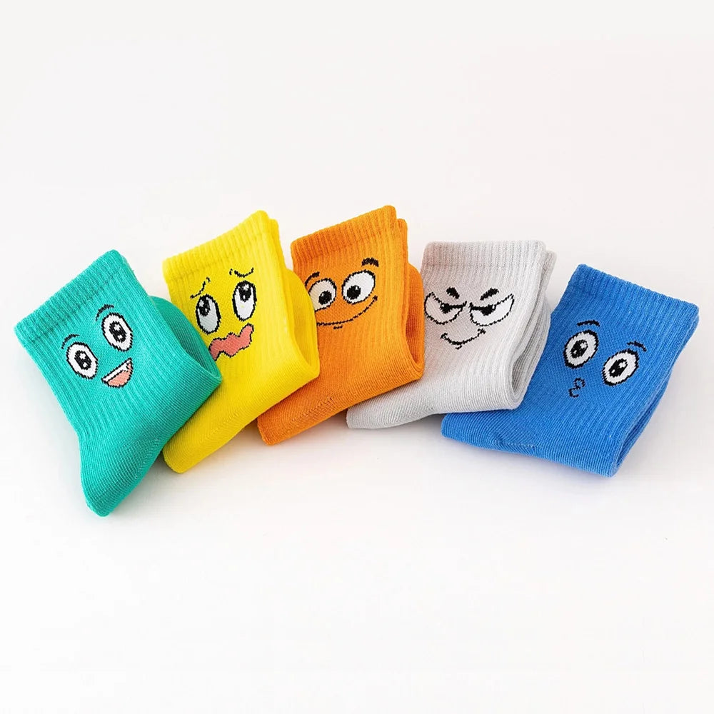 Funny Face Socks (5 Pairs)