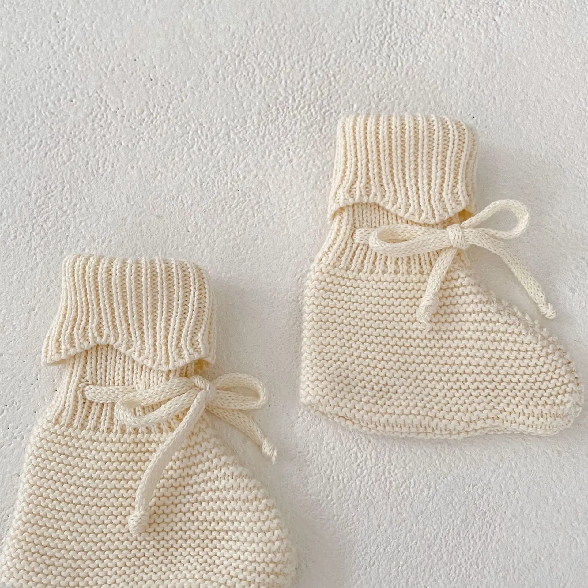 Neutral Floral 4-piece Knit Set