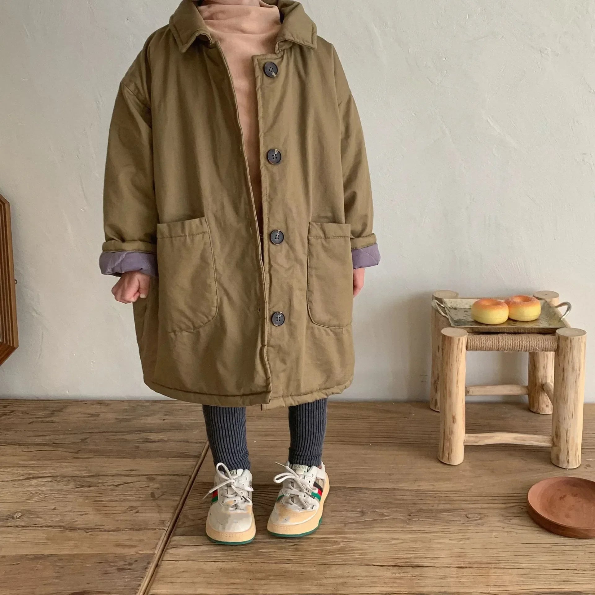 Long Cotton Padded Parka