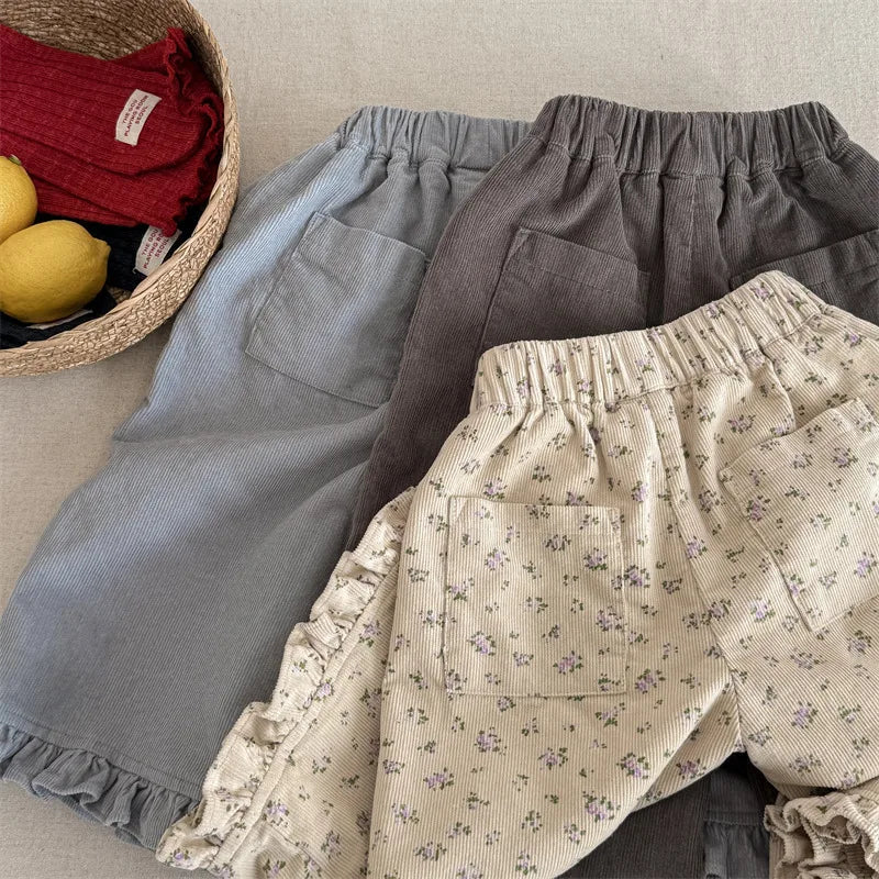 Corduroy Bell Bottom Trousers