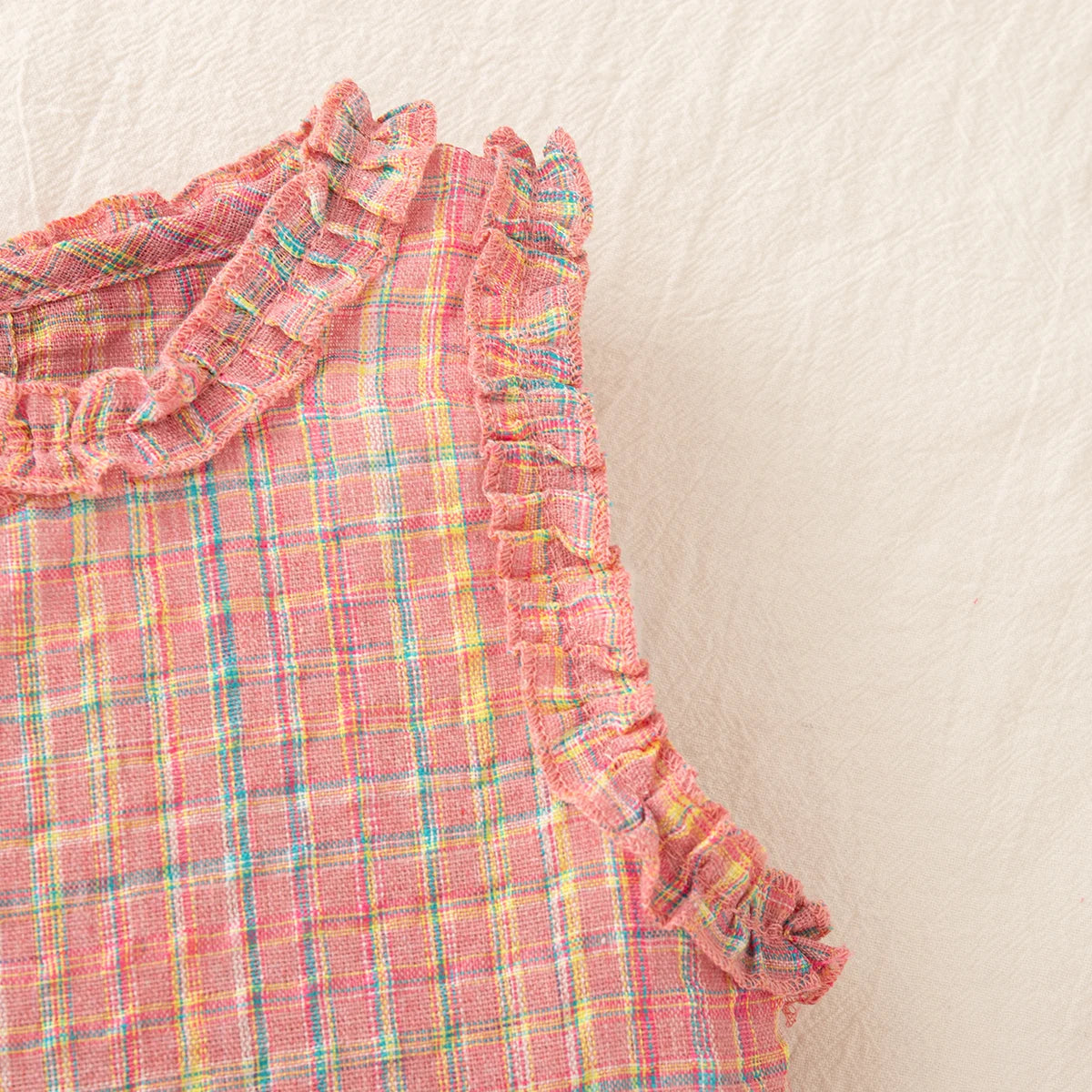 Pastel Check Outfit Set