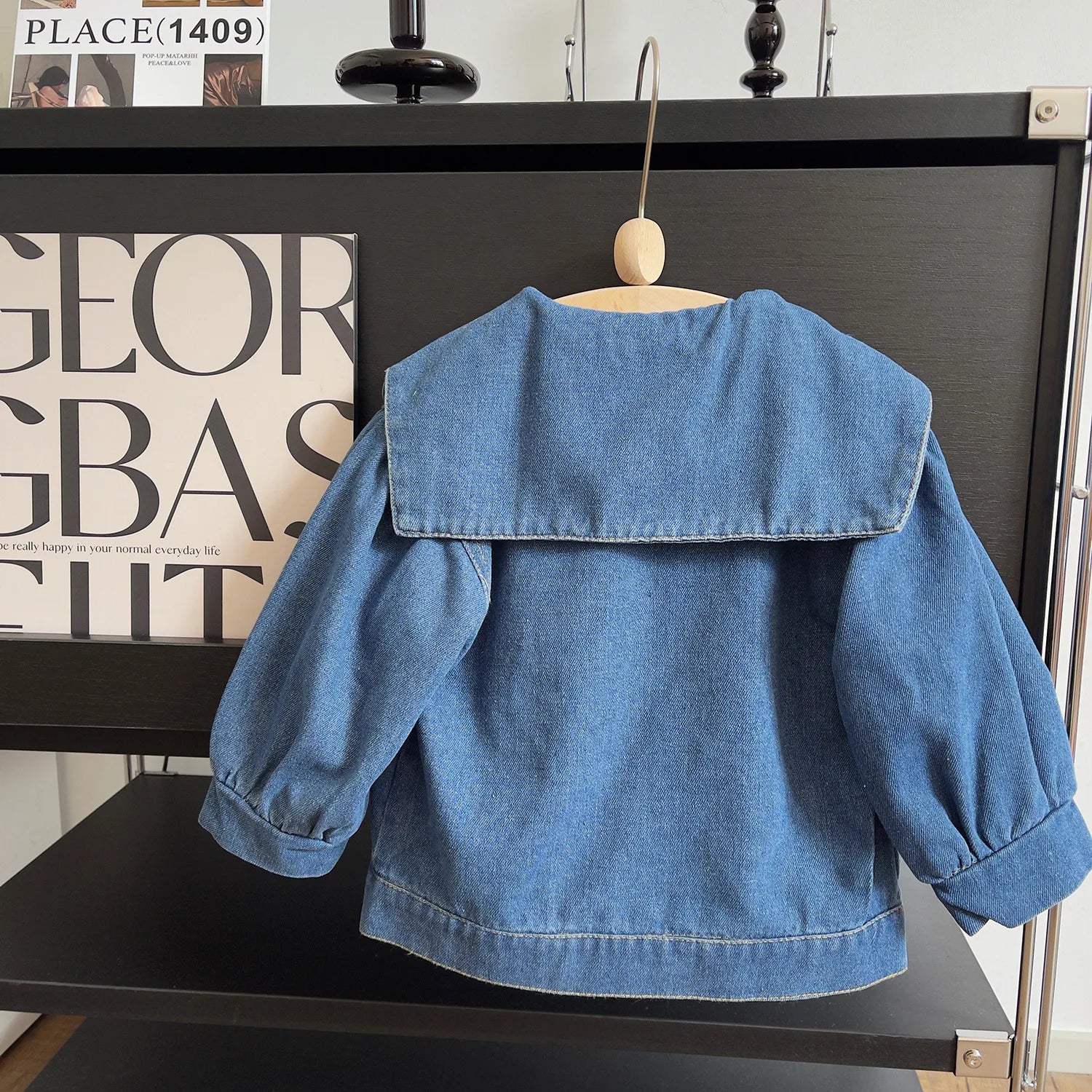 Vintage Cloud Collar Denim Jacket