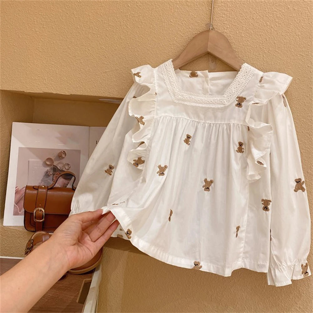 Teddy Blouse & Denim Set