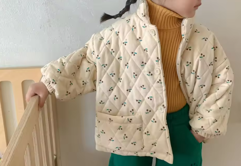 Patterned Quilted Jacket