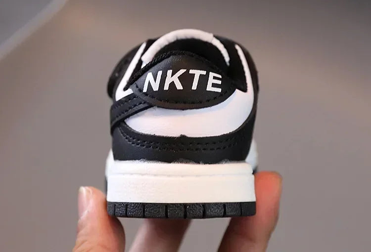 Little Trendsetters Retro Court Velcro Trainers