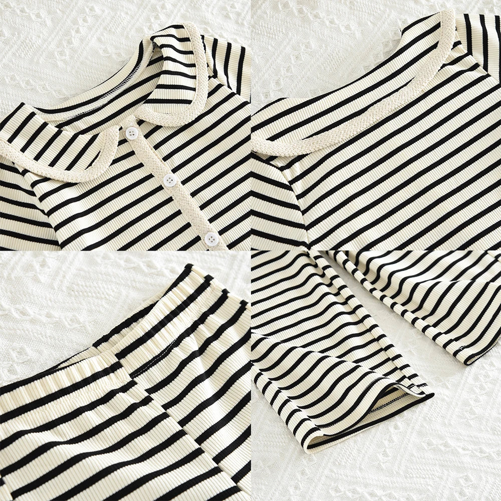Parisian Stripes Lounge Set