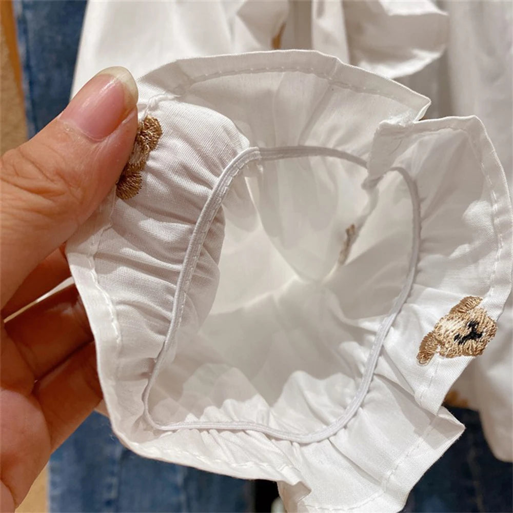 Teddy Blouse & Denim Set