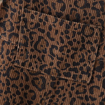 THE LEOPARD PRINT DUNGAREES