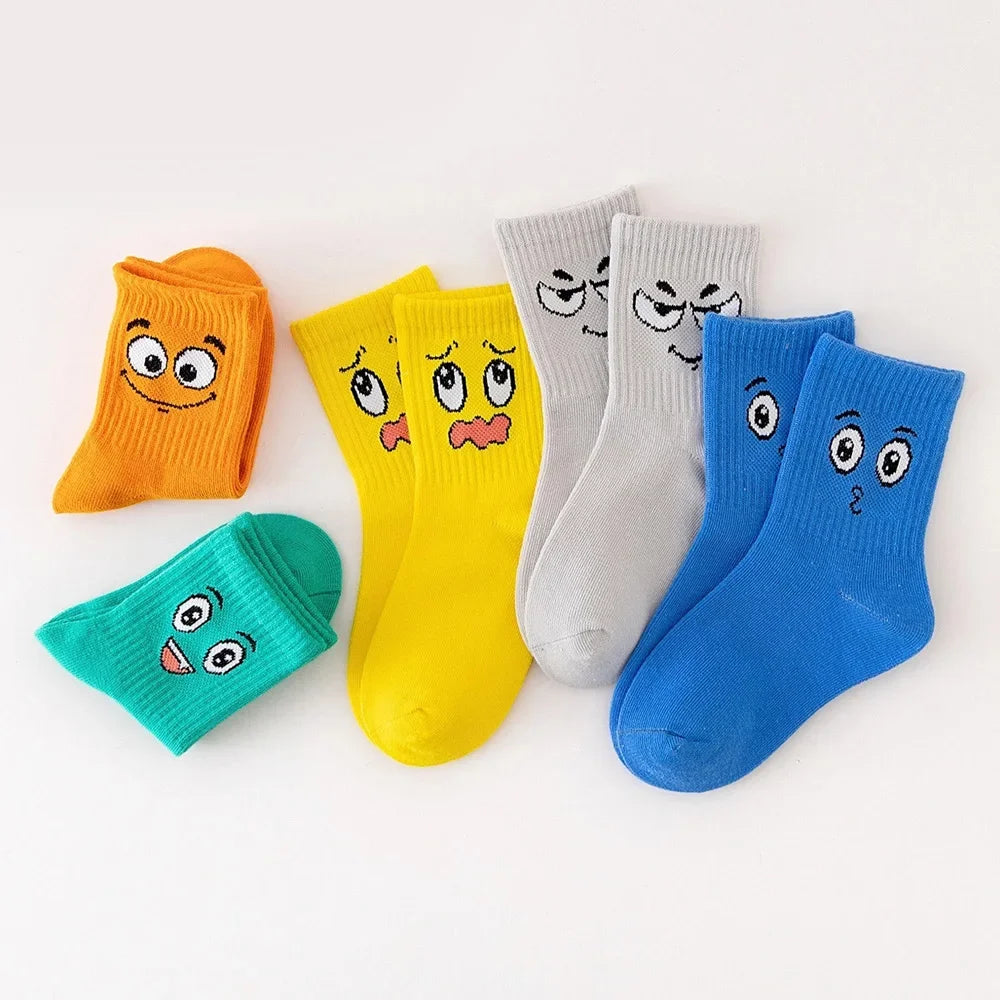 Funny Face Socks (5 Pairs)