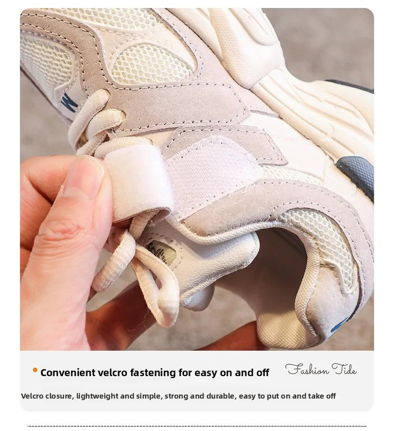 Retro 1980 Velcro Running Trainers