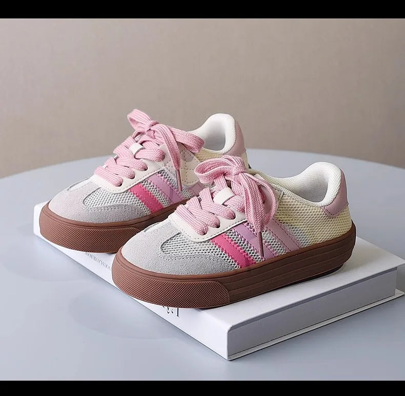 Little Trendsetters Light Weight Mesh Trainers