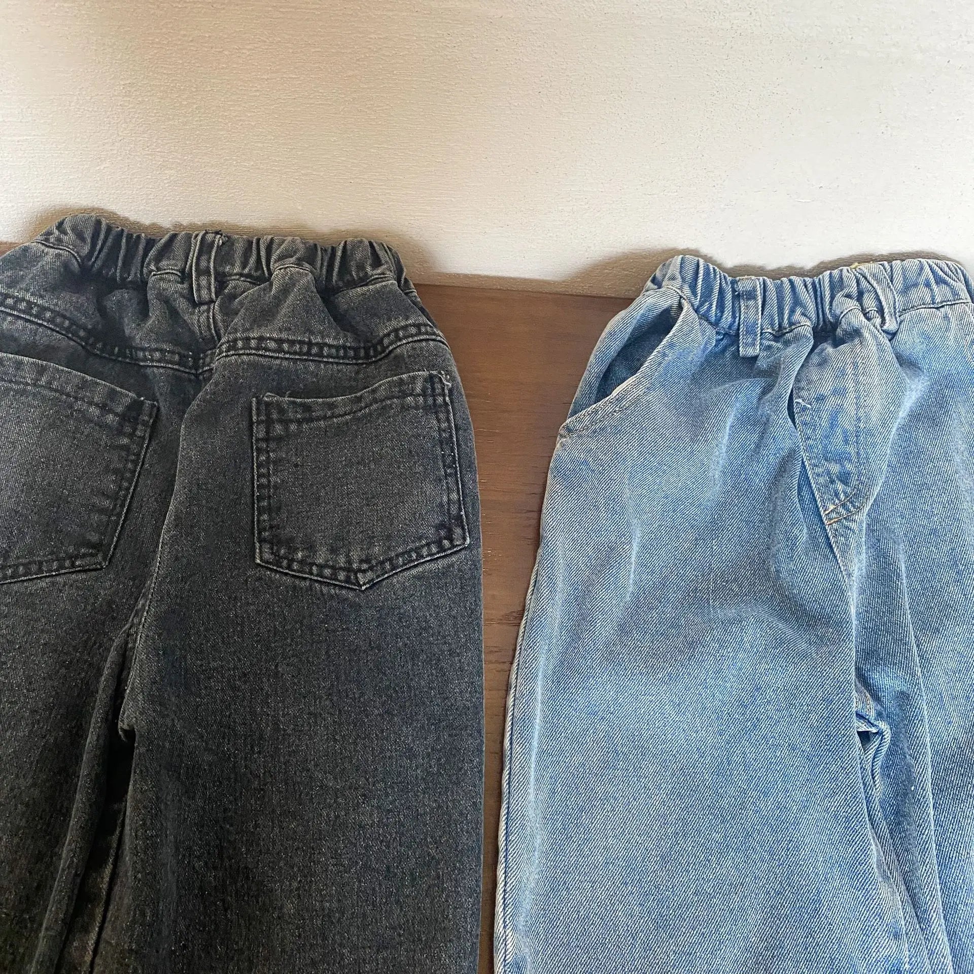 Straight Leg Denim Jeans