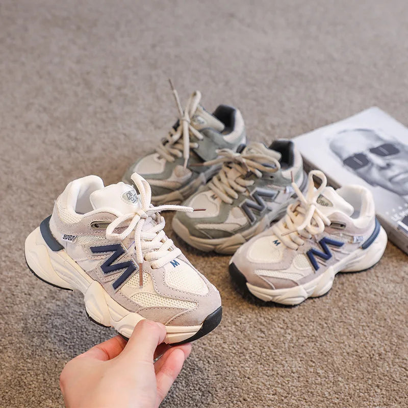 Retro 1980 Velcro Running Trainers