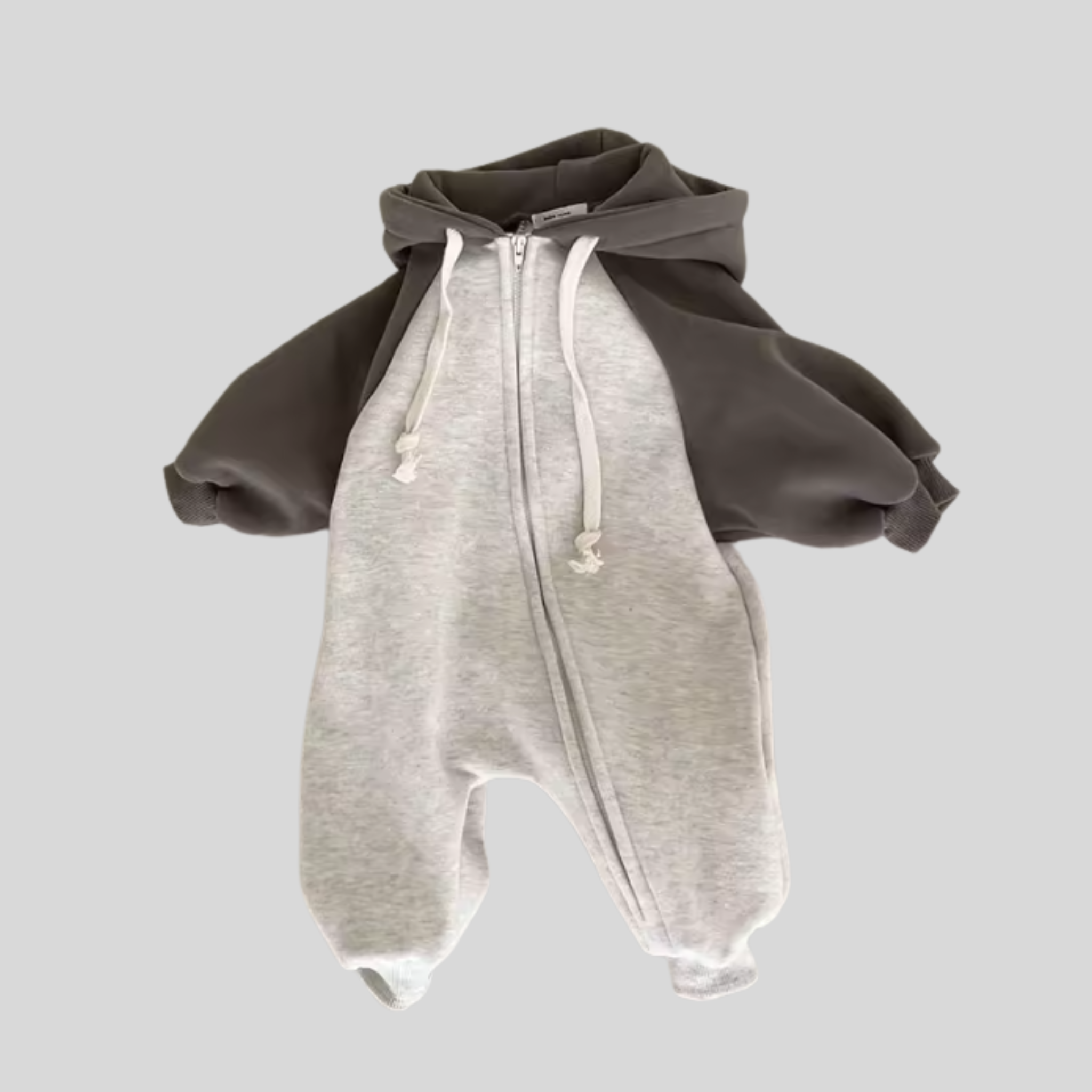 Cosy Hooded Zip Romper