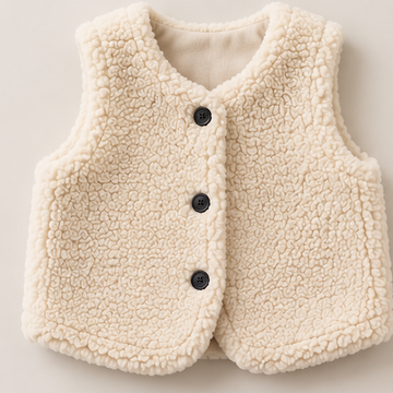 THE TEDDY FLEECE GILET