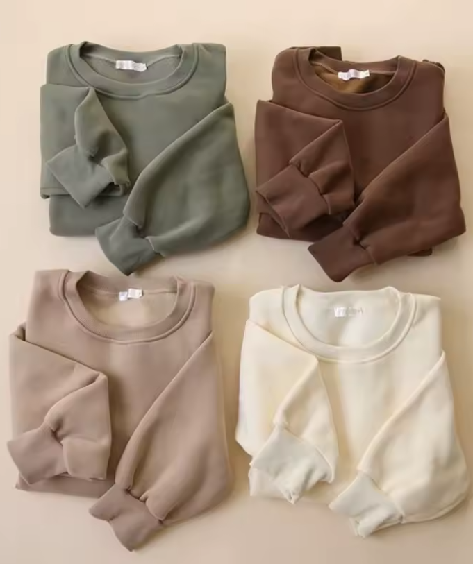 Everyday Neutrals Sweater Tracksuit Set