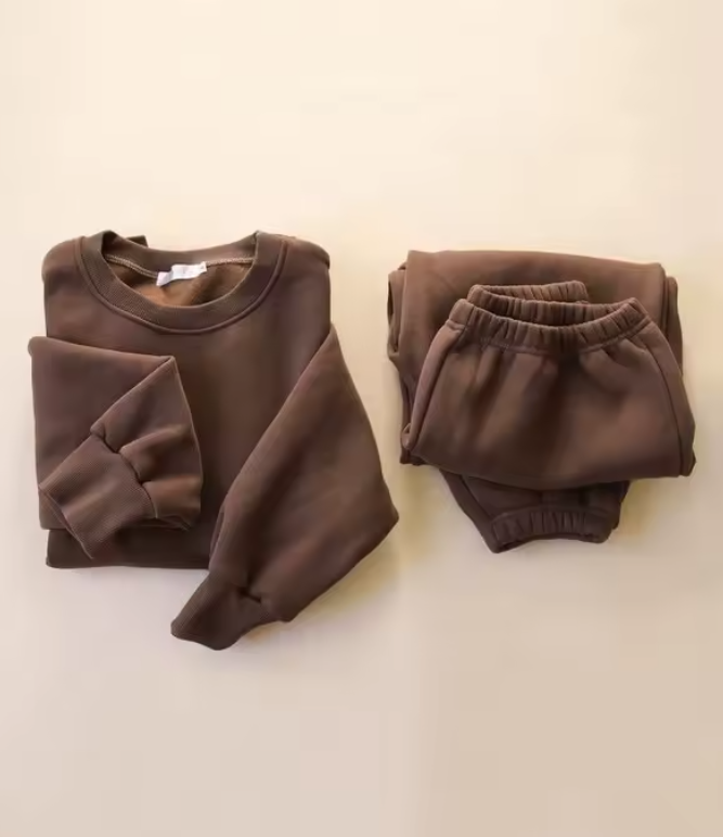 Everyday Neutrals Sweater Tracksuit Set