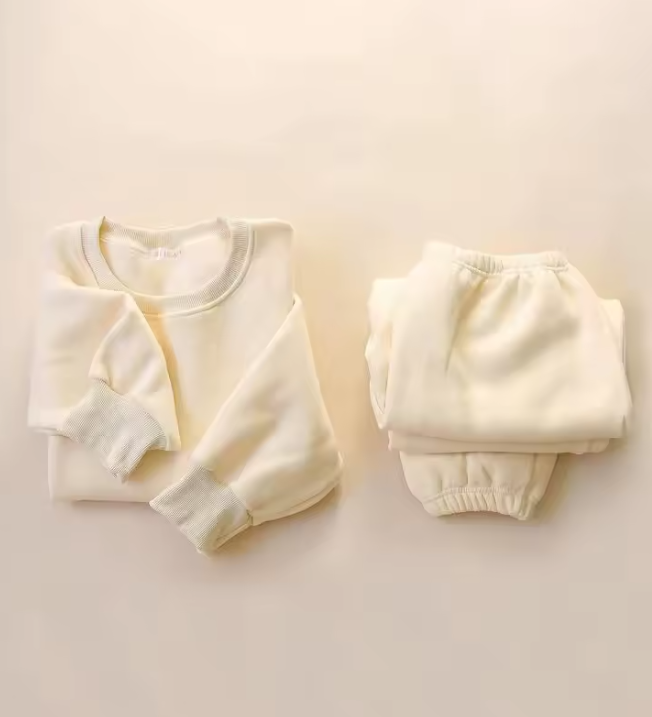 Everyday Neutrals Sweater Tracksuit Set